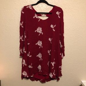 Altar’d State Red Dress/ Tunic